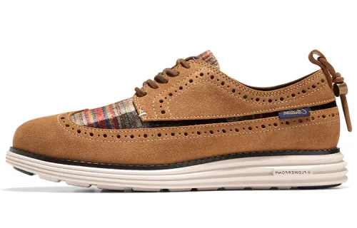 Pendleton x COLE HAAN Leather Casual Shoes Women's Umber