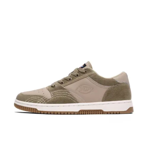 Dickies Low Top DUNK Skateboard Shoes Men's Dark Khaki