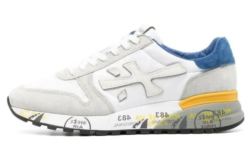 PREMIATA Leather Low top Casual Shoes Men's White