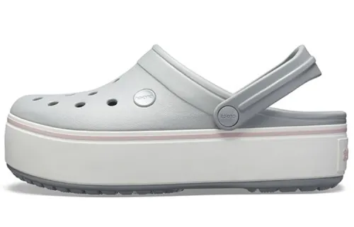 Crocs Platform Clog 'Light Grey' Women's