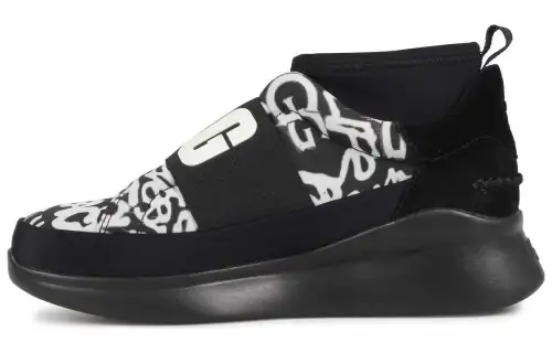 UGG Neutra Graffiti Pop Trainer 'Black White' Women's