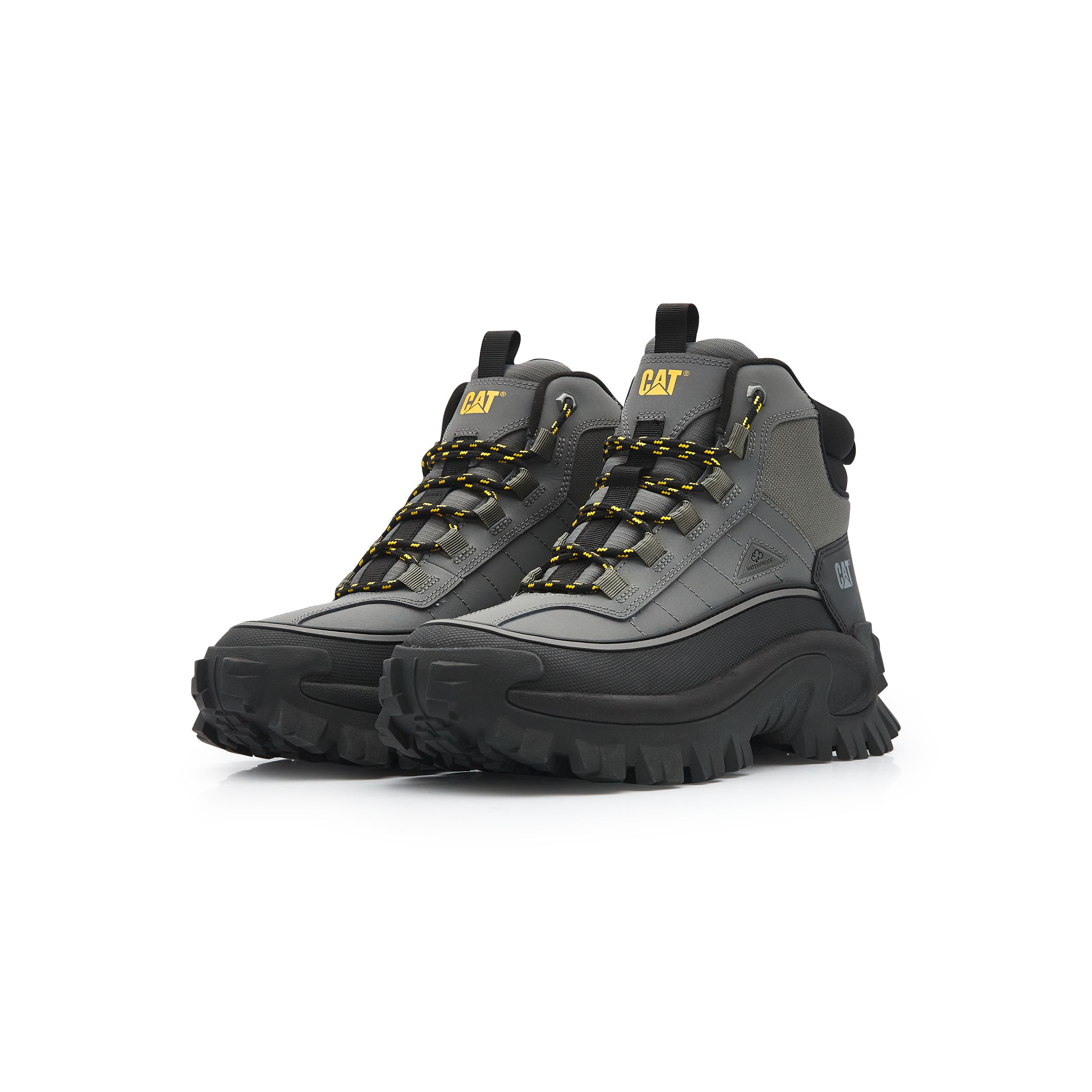 CAT Fabric High top Outdoor Shoes Unisex Gray