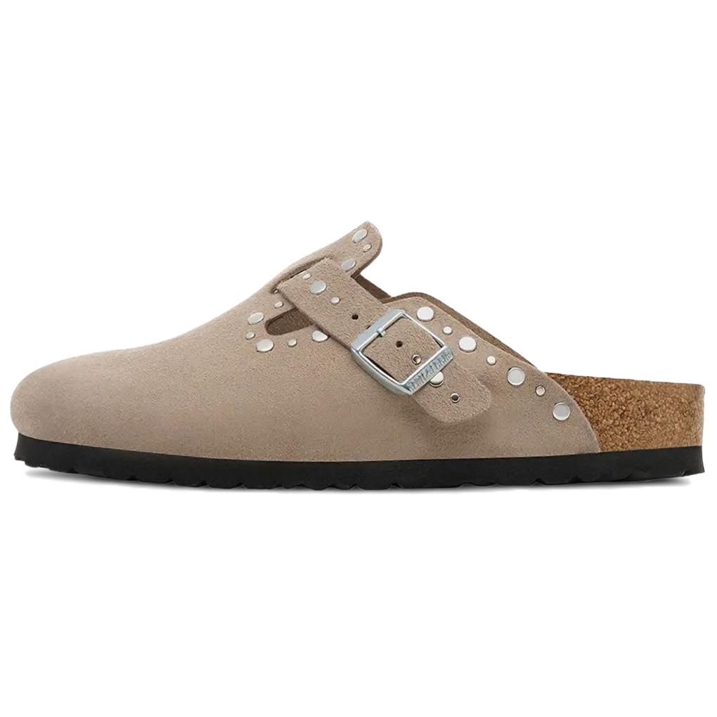 Женские сабо Birkenstock (коричневые)
