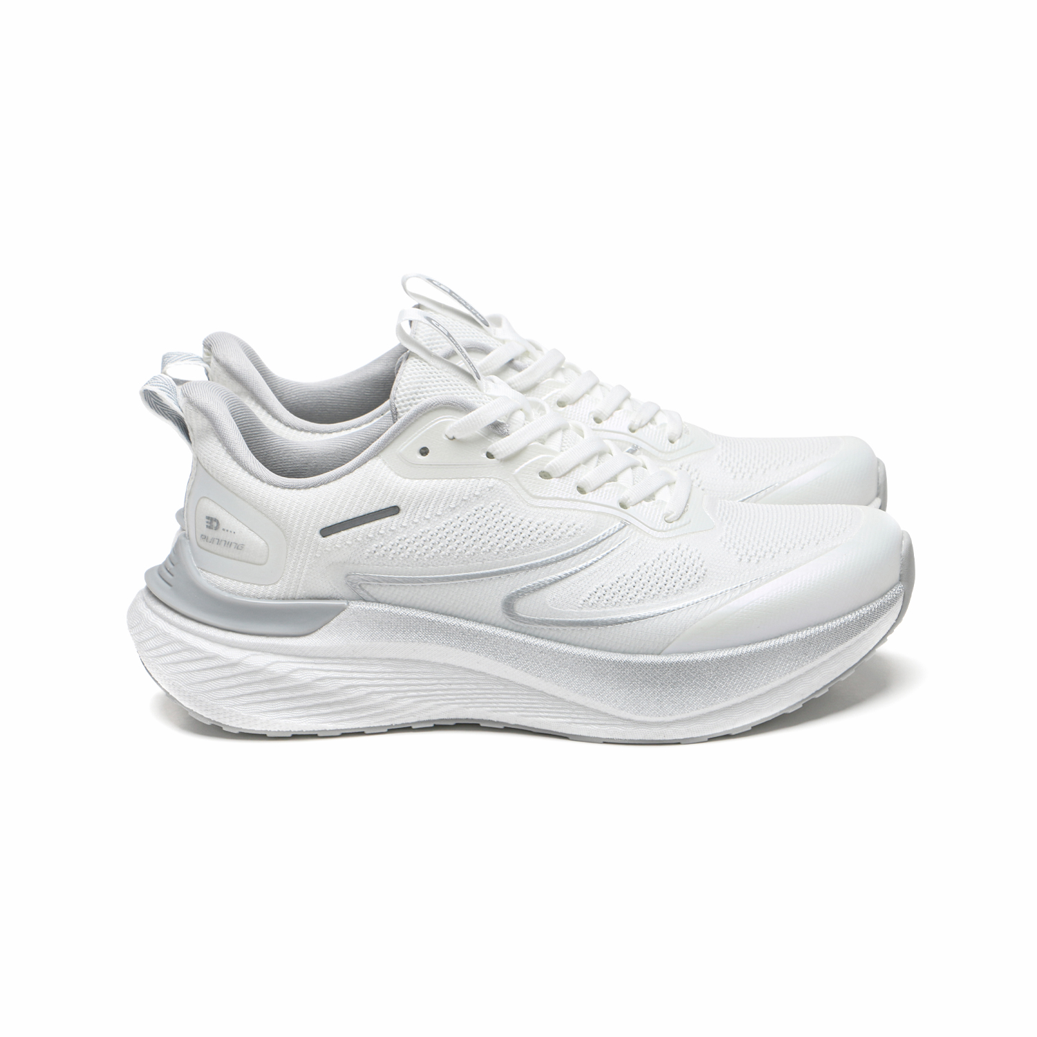 Meixi Breathable And Lightweight Low top Running Shoes Men’s Ivory White