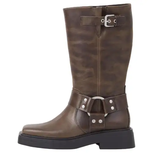 VAGABOND SHOEMAKERS Nubuck Knee high Boots 4.5cm Women's Brown