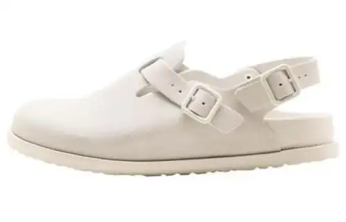 Birkenstock Suede Soft And Comfortable Casual Shoes Women's Beige