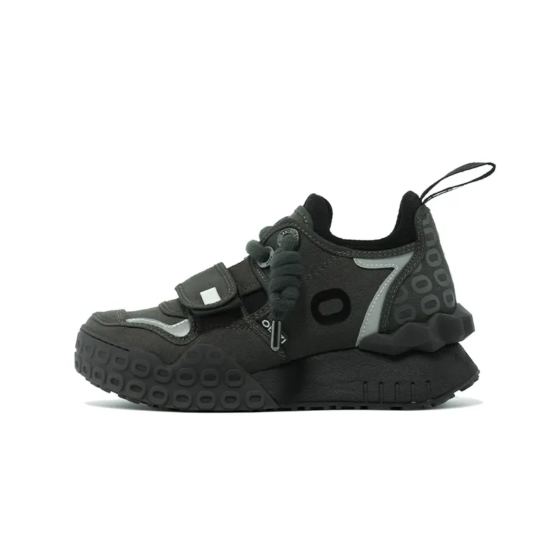 OETZI Fabric Skateboard Shoes Unisex Coffee