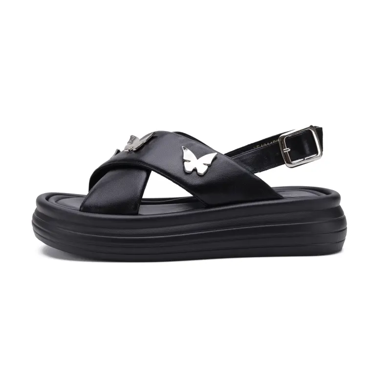 D FUSE SCANDINAVIA Home Slippers Sports Sandals Beach Sandals Women's