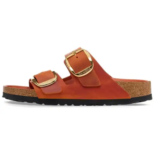 Birkenstock Arizona Big Buckle Slide Slippers Women's Brown Regular