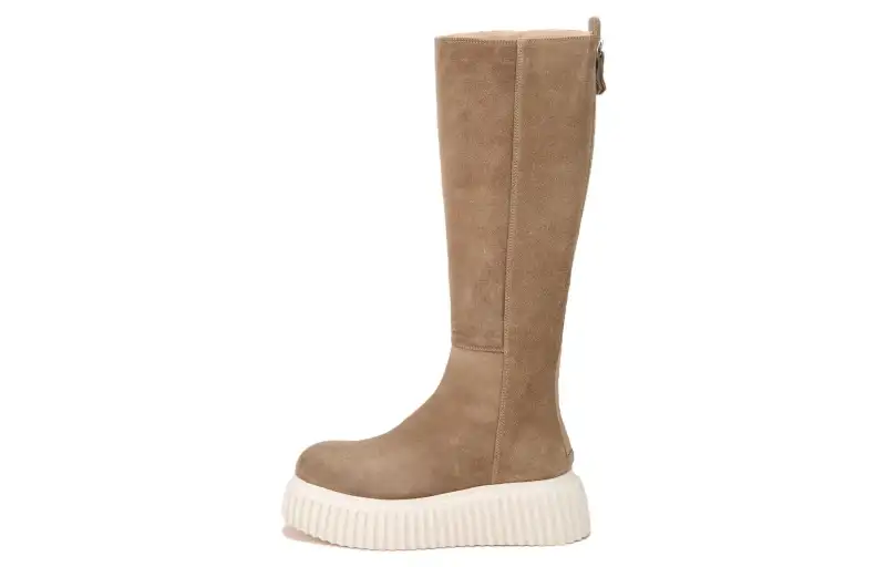 AGL Knee high Boots 6CM Women's Taupe