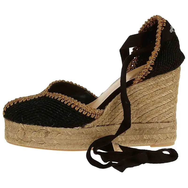 Castañer Wedge Heel High Heels Women's Black