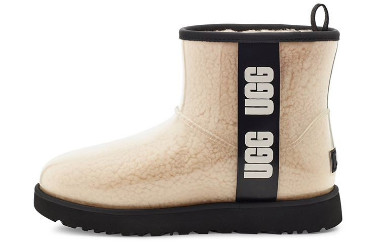 Женские сапоги UGG Classic Clear Mini (бежевые)