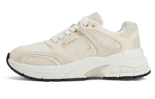 CHARLES&KEITH Small Ck Fabric Slip Resistant Slip Resistant Low top Casual Shoes 4cm Women's Chalk White