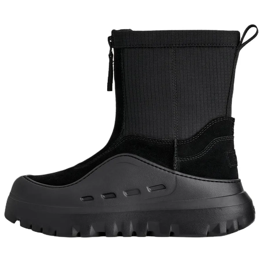 UGG PeakMod Cow Split Leather Ankle Boots Men's Black
