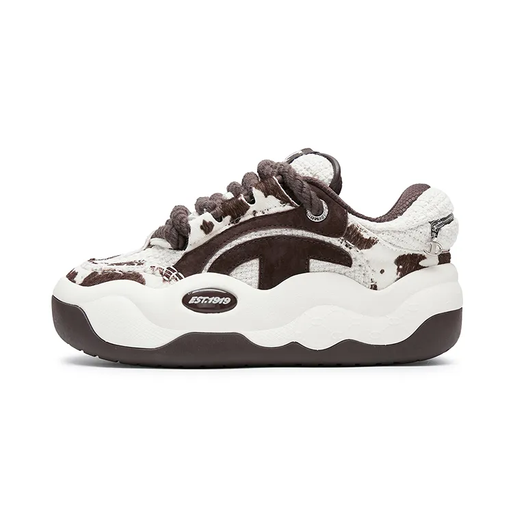 Champion Cloud Cotton CloudNine V1 Low top Skateboard Shoes Women's Baroque Brown/Milk White