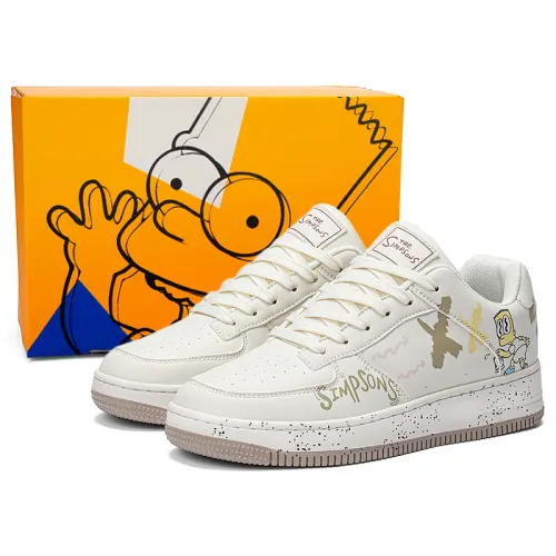 The Simpsons Cushioning Abrasion Resistant Breathable Low top Skateboard Shoes Unisex