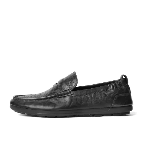 BELLE Men's Casual Shoes Men's Low Top Black