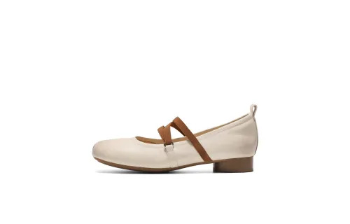 BELLE French elegant and comfortable commuting ballet shoes, fashionable and versatile, thick heel, Mary Jane shoes, 2CM women's style