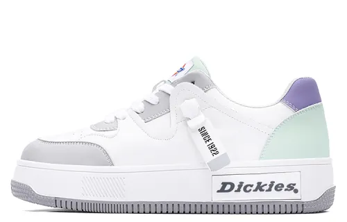 Dickies Skateboard Shoes Women's Low Top White Gray