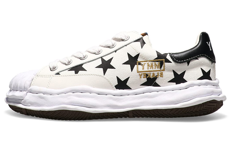 MIHARA YASUHIRO Maison MIHARA YASUHIRO Blakey OG Sole Canvas Low Atmos Star Print White