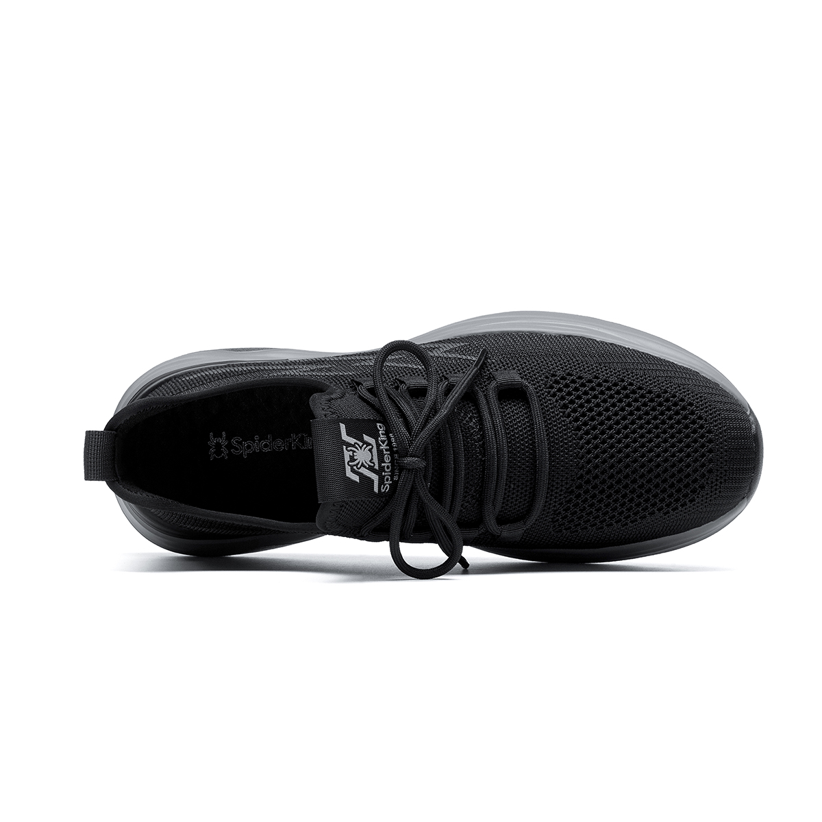Spider King Fabric Slip Resistant Abrasion Resistant Low top Running Shoes Men’s Black