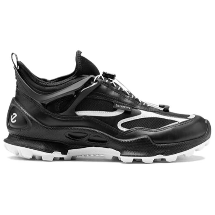 Ecco Striding C Cow Leather Waterproof And Breathable Rebound Low top Running Shoes Men’s Black