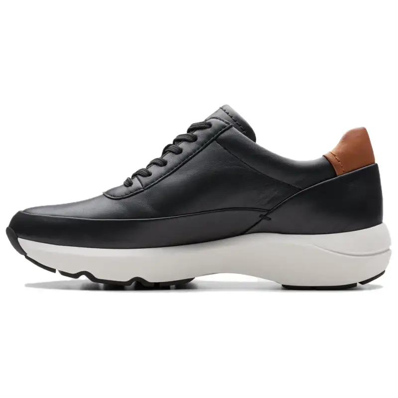 Clarks Leather Casual Shoes 4cm Women's Black