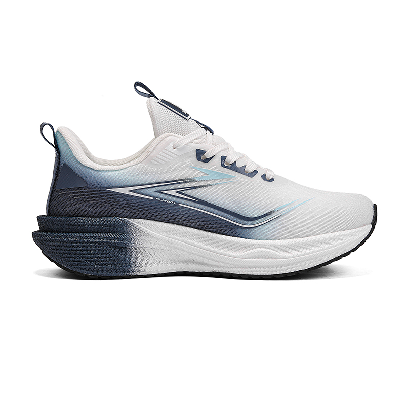 Playboy Low top Marathon Running Shoes Men’s White Blue Box Included