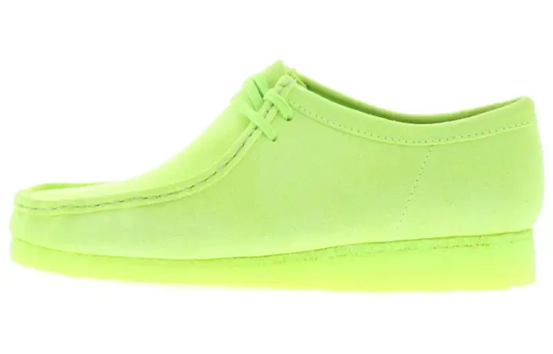 Clarks Suede Casual Shoes Men's Green