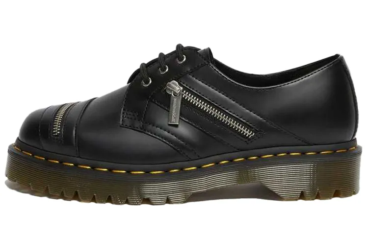 Dr. Martens 1461 Bex Zip Leather Shoes 'Black' Unisex