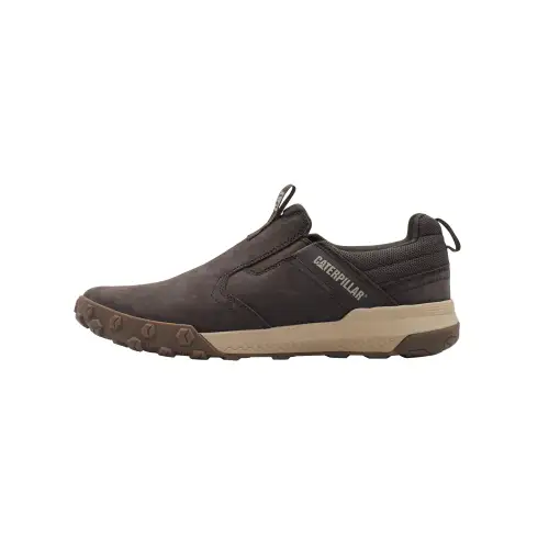 CAT Cow Leather Slip Resistant Abrasion Resistant Low top Casual Shoes Men's Brown