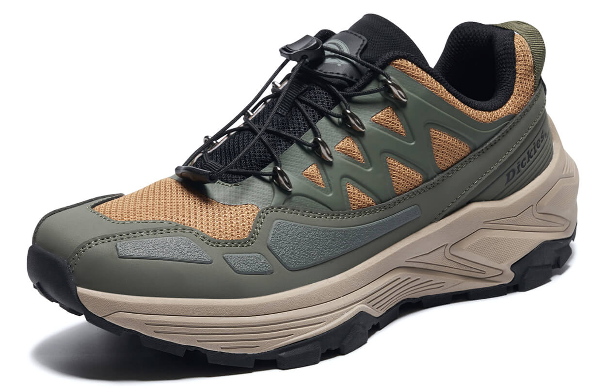 Dickies TPU Slip Resistant Lightweight Non slip Lightweight Low top Outdoor Shoes Men’s Brown Green