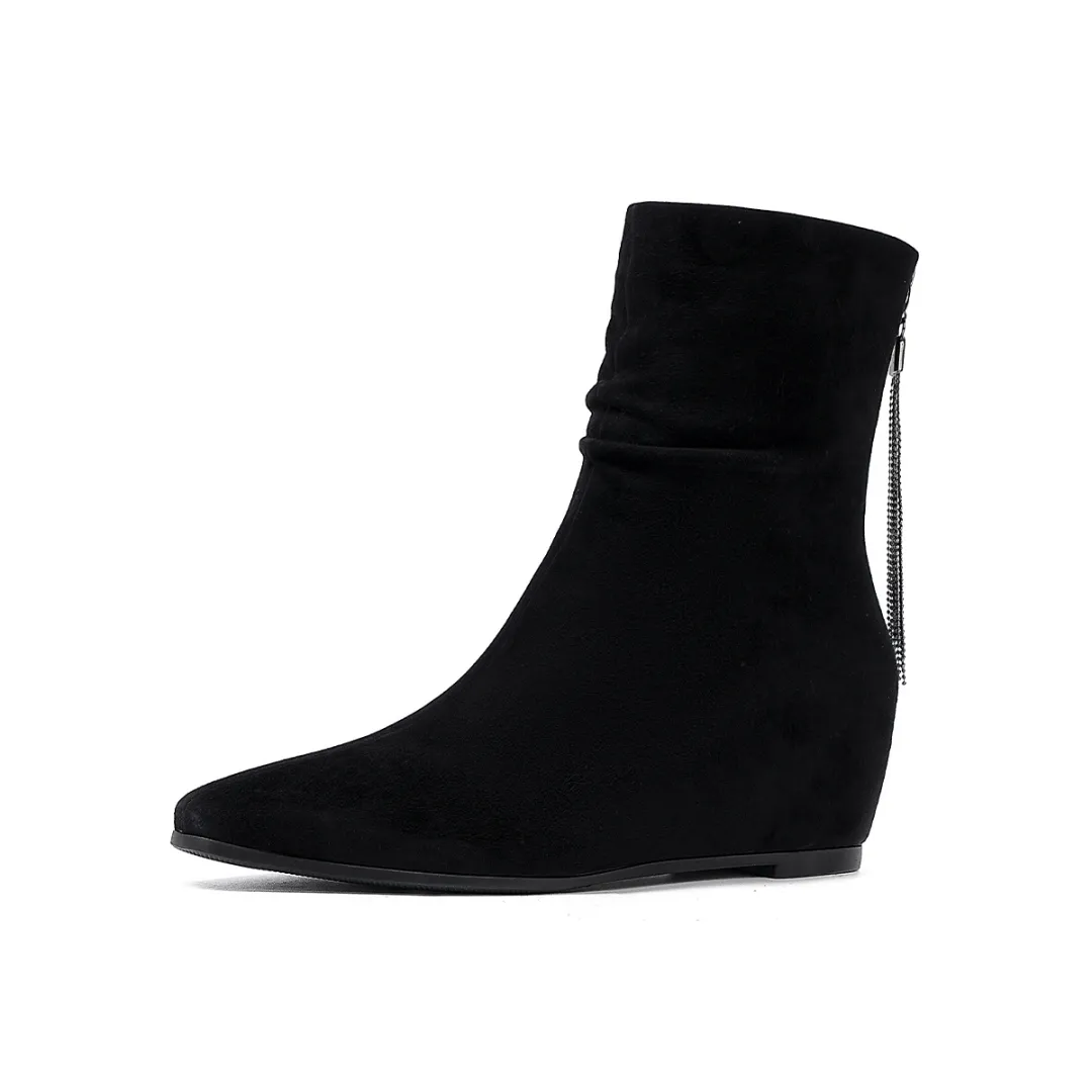 HARSON Ankle Boots Women's Black/Chocolate