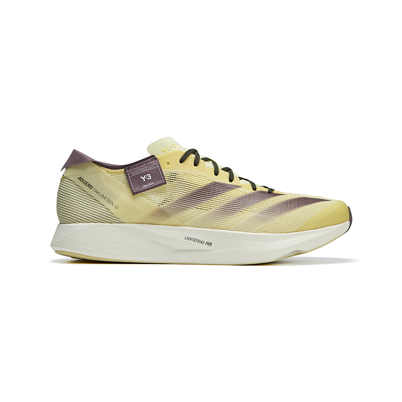 Y 3 Fabric Breathable Low top Running Shoes Unisex Yellow