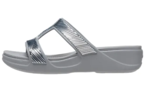 Crocs Slide Slippers Women's Gray