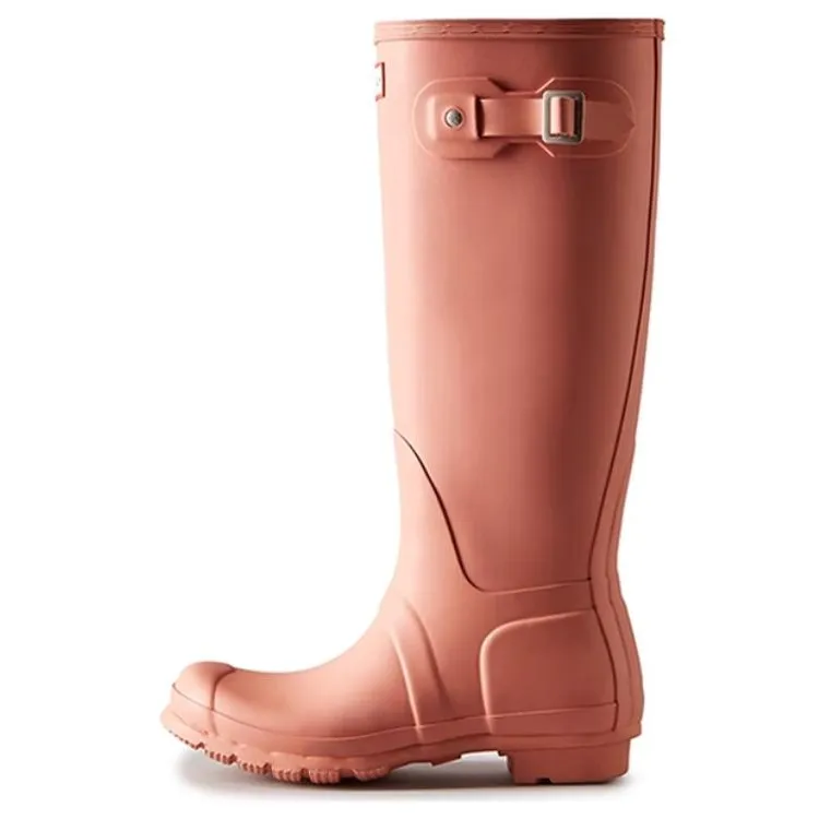 HUNTER Waterproof Slip Resistant Waterproof And Slip Resistant Comfortable Rain Boots Women's Pink