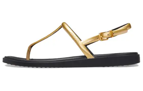 Crocs One Strap Sandals Women's Gold