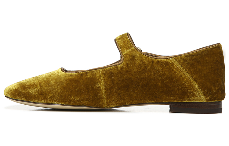 SAM EDELMAN Sheepskin Chunky Heel Mary Jane Shoes Women's