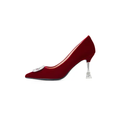 D FUSE SCANDINAVIA Suede Slim Heel High Heels 8.5cm Women's
