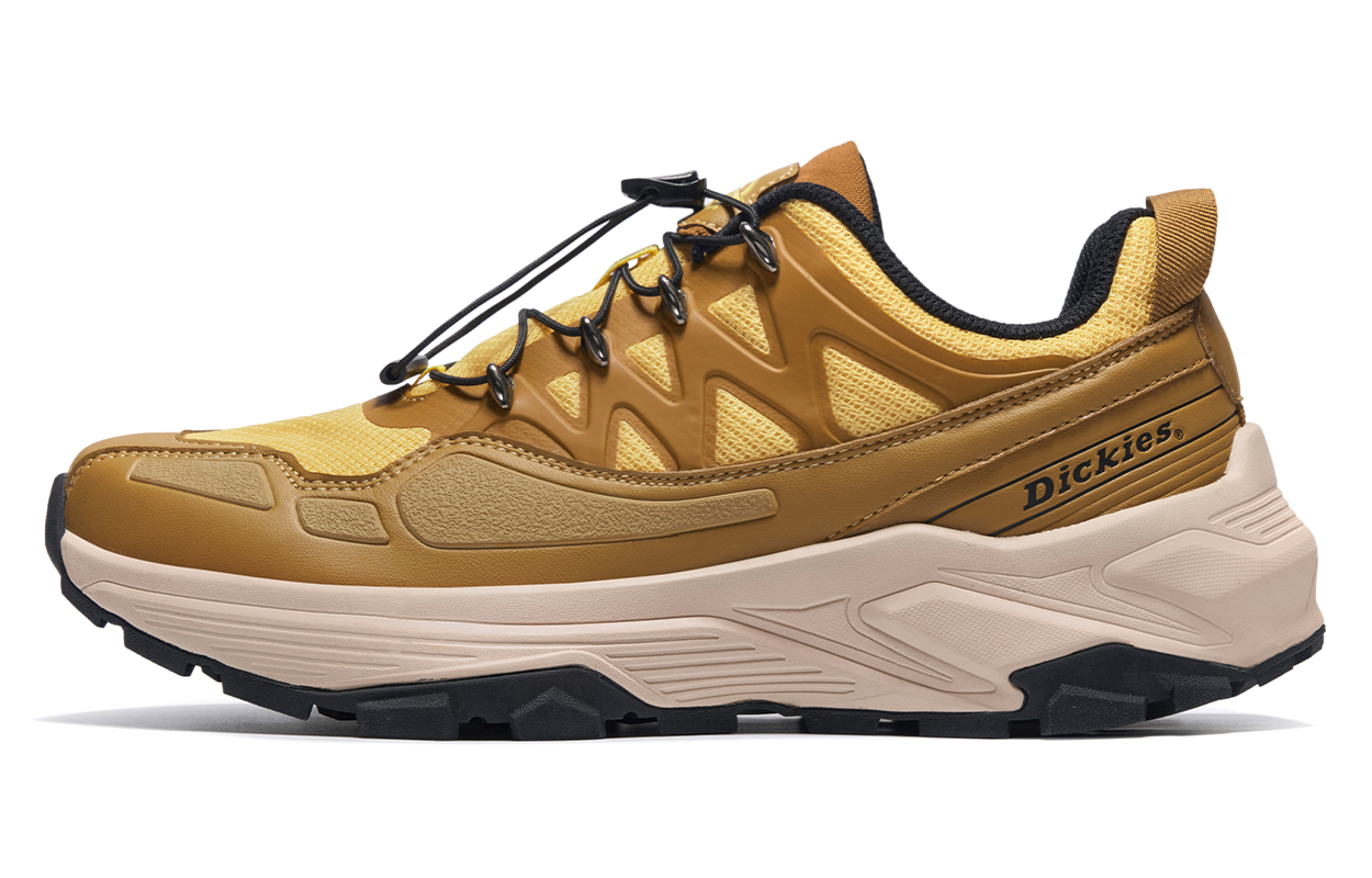 Dickies Textile, TPU Slip Resistant Lightweight Non slip Lightweight Low top Outdoor Shoes Men’s Brown