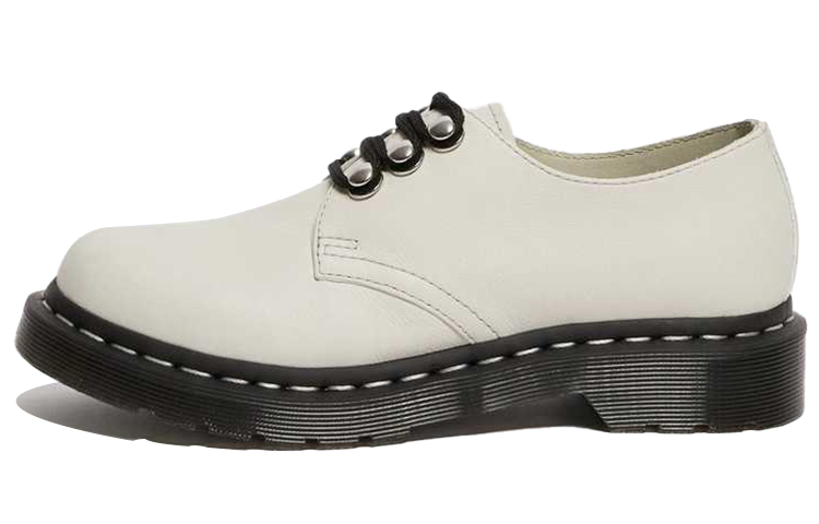 Dr.Martens Martin 1461 Hardware Leather Comfortable Martin Boots Women's White