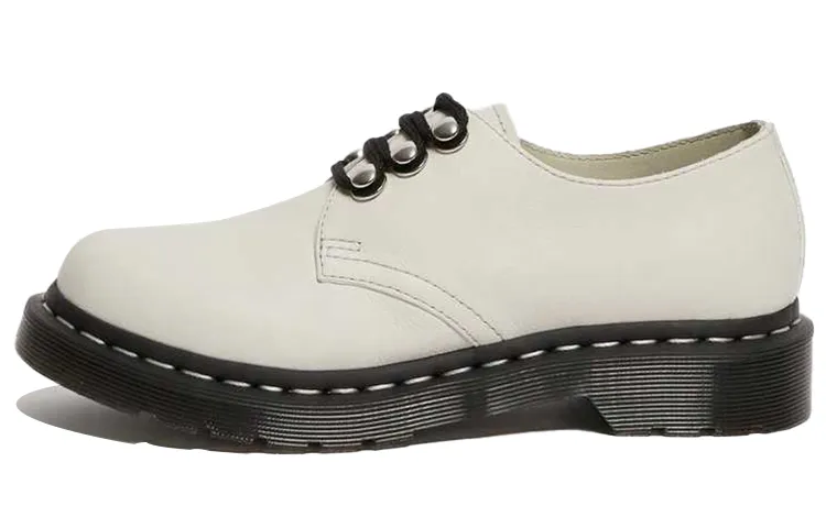 Dr. Martens 1461 Hardware Leather White Women's