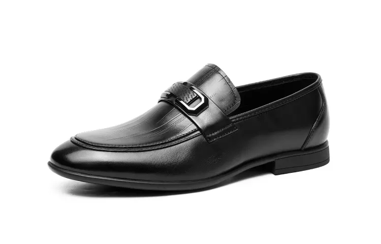 AOKANG cow leather casual, comfortable and fashionable formal leather shoes for men