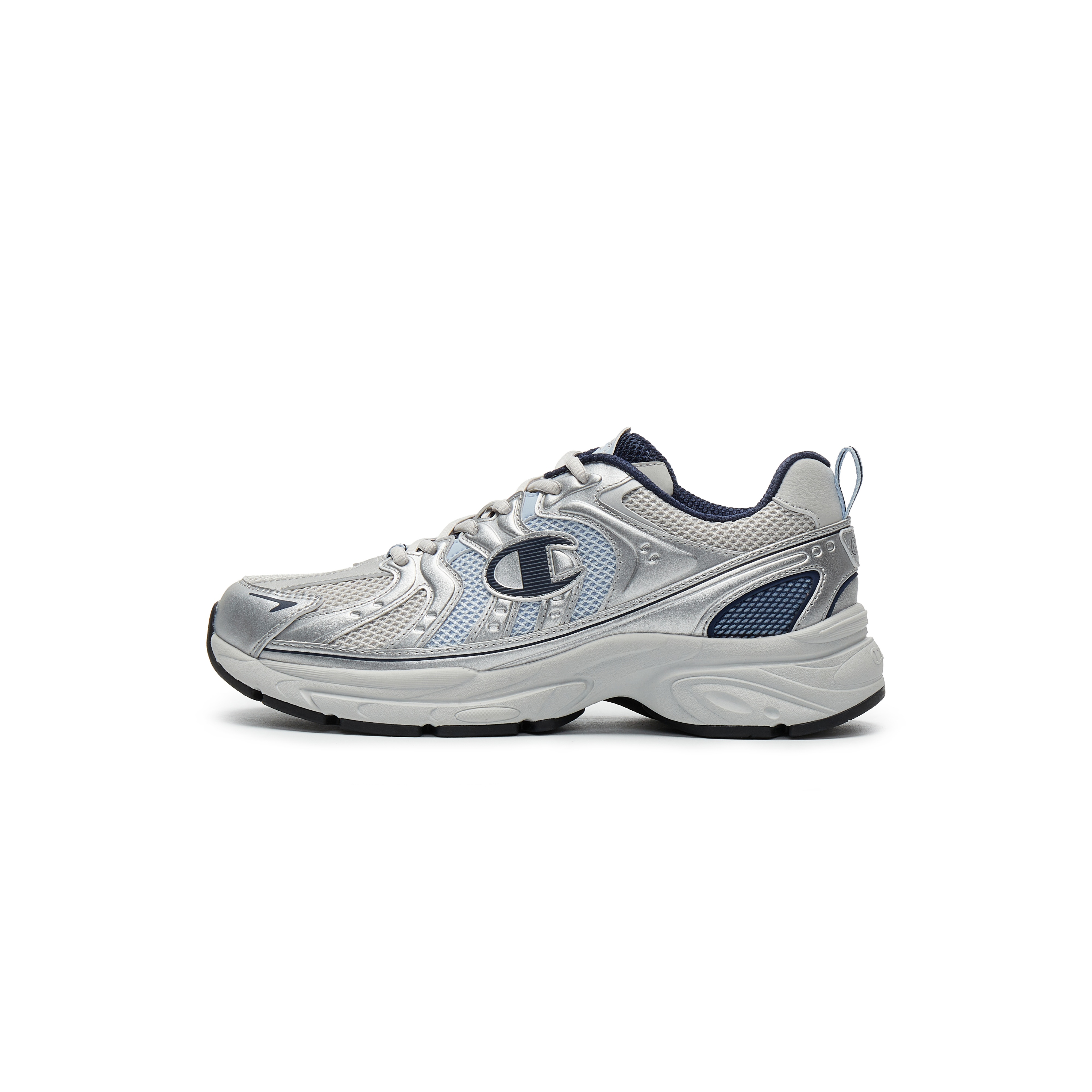 Champion Synthetic Leather Low top Running Shoes Men’s Dust Free Gray/Peak Blue