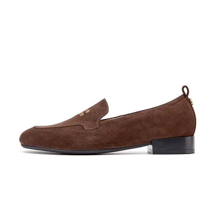 Marie Claire Loafers 2.4cm Women's Lava Nama Chocolate Brown