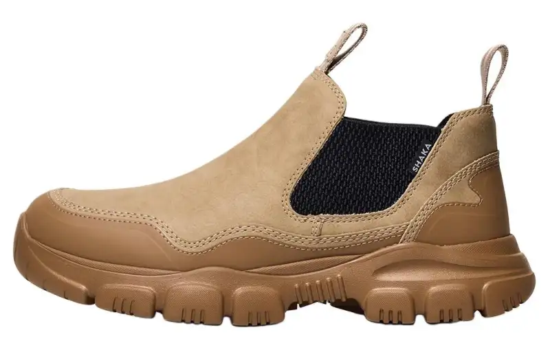 Shaka Ankle Length Chelsea Boots Unisex Taupe