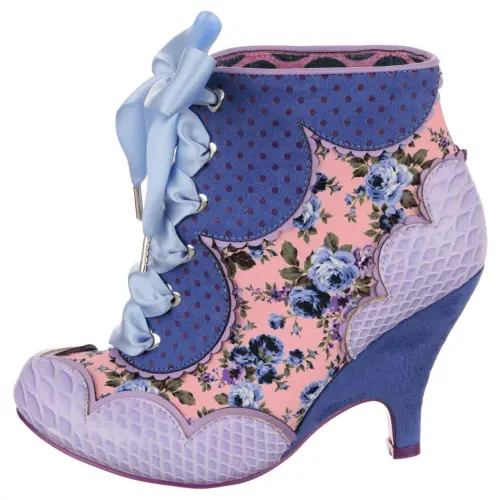 IRREGULAR CHOICE Ankle Boots Women's Blue Pink Purple