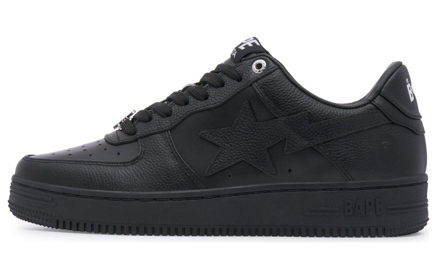 Мужские кеды A BATHING APE A BATHING APE STA (черно-белые)