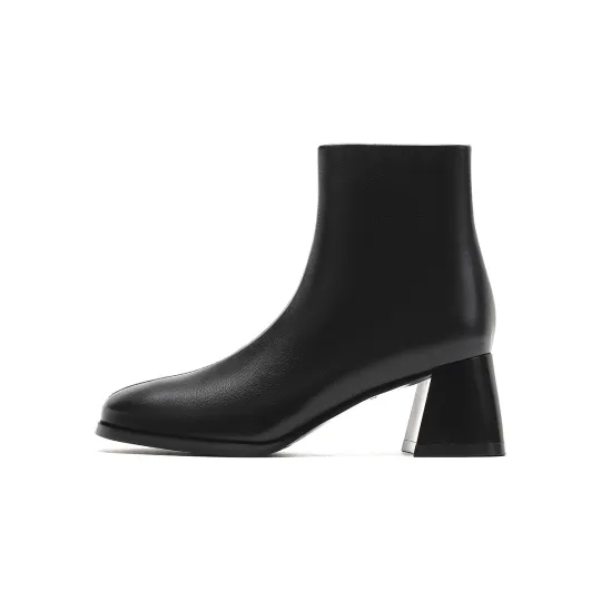 HARSON Sheepskin Ankle Boots 5.5cm Women's