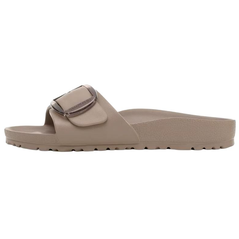 Женские шлепанцы Birkenstock Madrid Big Buckle (серо-коричневые)